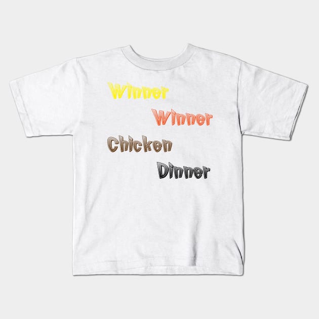 Winner, Winner, Chicken Dinner | Thanksgiving 2021 Kids T-Shirt by Medotshirt